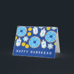 Hanukkah Chanukah Desserts Doughnuts Cookies Card<br><div class="desc">Copyright Cindy Bendel</div>