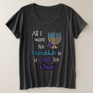 Hanukkah...Chiari Plus Size T-Shirt