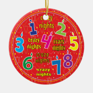 Hanukkah Circle Ornament