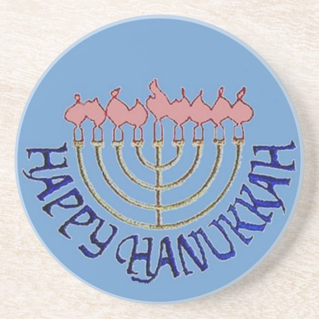 Hanukkah Coaster (Front)