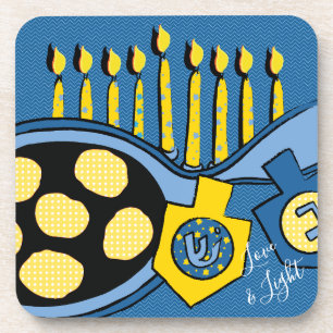 Hanukkah Coasters Potato Latkes