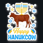Hanukkah Cow Orah Dreidel Jewish Chanukah Decorati<br><div class="desc">Hanukkah Cow Orah Dreidel Jewish Chanukah Decorations. Perfect design for people who love chicken and farm barn animals and farming. Grab this design as a birthday gift for your grandpa, grandma, dad, mum, wife, husband, sister, or brother. The design is also great for no matter what occasion from christmas, halloween,...</div>