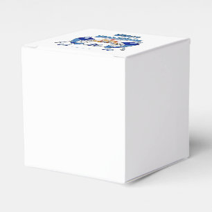 Hanukkah Dancing Dreidels and Jelly Doughnuts Favour Box
