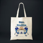 Hanukkah Dancing Dreidels and Jelly Doughnuts Tote Bag<br><div class="desc">You are viewing The Lee Hiller Photography Art and Designs Collection of Home and Office Decor,  Apparel,  Gifts and Collectibles. The Designs include Lee Hiller Photography and Mixed Media Digital Art Collection. You can view her Nature photography at http://HikeOurPlanet.com/ and follow her hiking blog within Hot Springs National Park.</div>