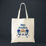 Hanukkah Dancing Dreidels and Jelly Doughnuts Tote Bag<br><div class="desc">You are viewing The Lee Hiller Photography Art and Designs Collection of Home and Office Decor,  Apparel,  Gifts and Collectibles. The Designs include Lee Hiller Photography and Mixed Media Digital Art Collection. You can view her Nature photography at http://HikeOurPlanet.com/ and follow her hiking blog within Hot Springs National Park.</div>