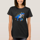 Hanukkah Dinosaur Menorasaurus Rex Dino Chanukah B T-Shirt<br><div class="desc">Hanukkah Dinosaur Menorasaurus Rex Dino Chanukah Boys Kids  .</div>