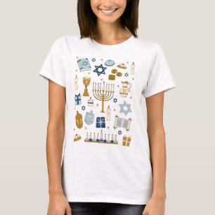 Hanukkah Doodles cute illustrated T-Shirt