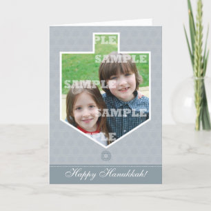 Hanukkah Dreidel Framed Greeting Card
