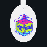Hanukkah Dreidel Ornament<br><div class="desc">Dreidel, dreidel, dreidel we made it just for you on Chanukah gifts and gift ideas for the holidays.</div>
