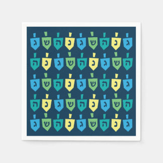 Hanukkah Dreidel Party Napkins