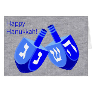 Hanukkah Dreidels In Blue And White Fun For Kids