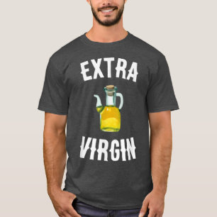 Hanukkah Etra Virgin Olive Oil Menorah Latke Party T-Shirt