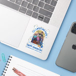 HANUKKAH FAMILY REUNION Customisable Photo<br><div class="desc">Customisable Photo HANUKKAH FAMILY REUNION Sticker. Add your details and upload your vertical photo. Celebrate your family reunion at Hanukkah. Matching shirts,  gifts and party supplies available.</div>