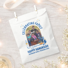 HANUKKAH FAMILY REUNION Customisable Photo  Favour Bags