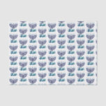 Hanukkah Floral Menorah Pattern Tissue Paper<br><div class="desc">Hanukkah illustration by Cindy Bendel. You can change the pattern size to make the menorah larger or smaller. Click the edit button to modify the pattern.</div>