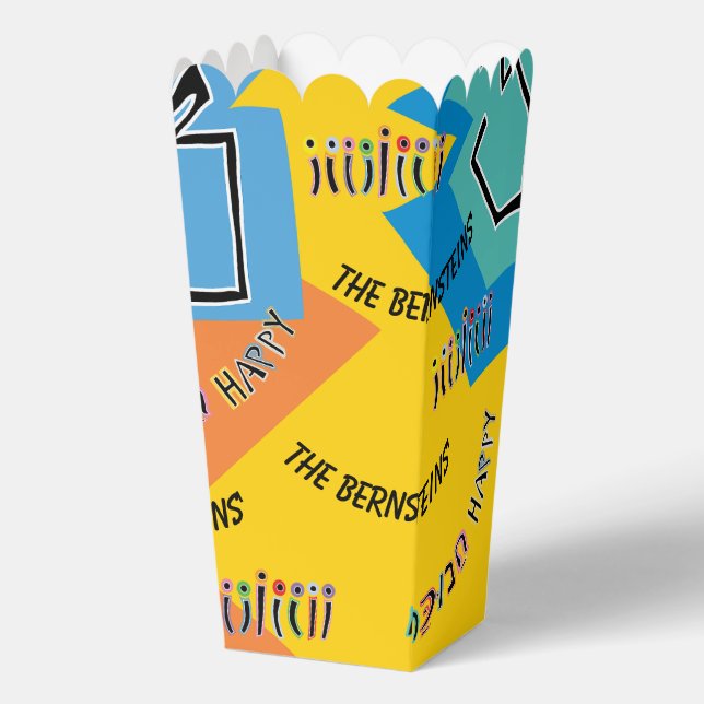 Hanukkah Fun Favour Box (Front)