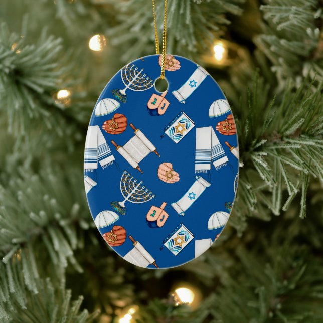Hanukkah Fun Ornament (Tree)