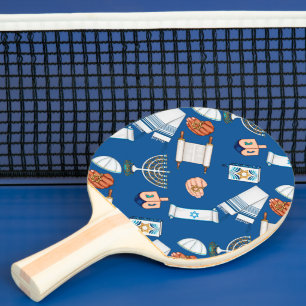 Hanukkah Fun Ping Pong Paddle