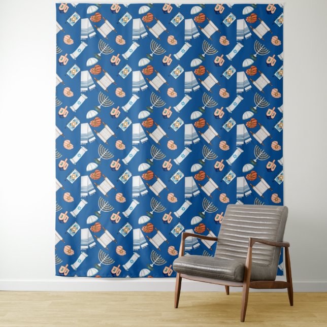 Hanukkah Fun Tapestry (In Situ)