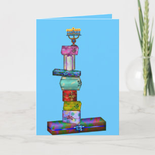 Hanukkah Gifts Holiday Card