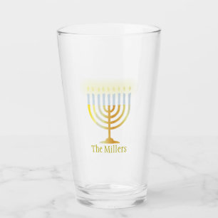 Hanukkah Glass