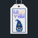 Hanukkah Gnomes Gift Tags<br><div class="desc">An Adorable Happy Hanukkah Gift Tag With A Hanukkah Gnome Theme</div>