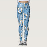 Hanukkah Gnomes Trio Leggings<br><div class="desc">hanukkah gnomes trio leggings</div>