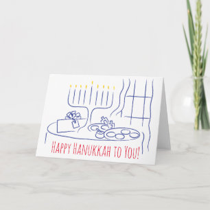 Hanukkah Greeting Card Personalise