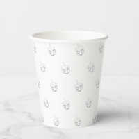 Hanukkah grey white Dreidel pattern cute modern
