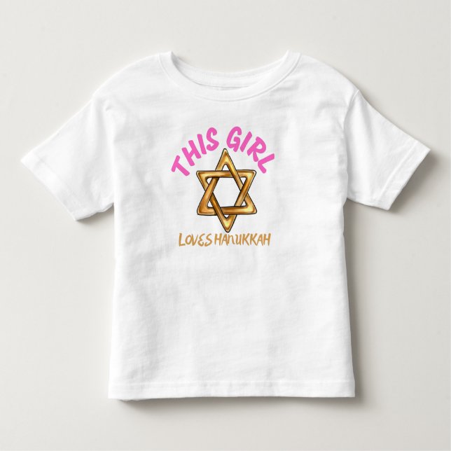 hanukkah, happy hanukkah, menorah, chanukah,  toddler T-Shirt (Front)