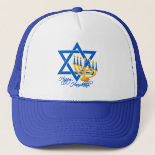 Hanukkah hat, choose colour trucker hat