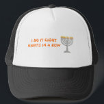 HANUKKAH HAT I DO IT EIGHT  NIGHTS IN A ROW<br><div class="desc">THIS I DO IT EIGHT NIGHTS IN A ROW HANUKKAH HAT CAN BE WORN ALL YEAR WITH JEWISH PRIDE.</div>