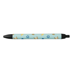 Hanukkah Holiday, Jewish Decoration, Hanukkah Gift Black Ink Pen