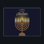 Hanukkah  holiday postcard<br><div class="desc">Hanukkah Holiday Postcard</div>