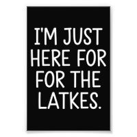 Hanukkah I'm Just Here For The Latkes Jewish 