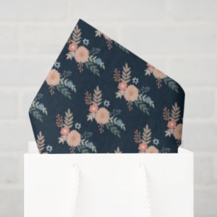 Hanukkah Jewish Bat Mitzvah Florals Hand-drawn Set Tissue Paper