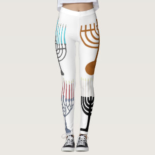 Hanukkah Judaism Jew Religion Leggings