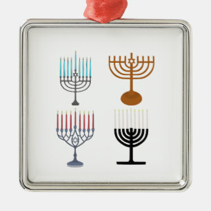 Hanukkah Judaism Jew Religion Metal Tree Decoration