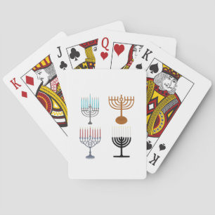 Hanukkah Judaism Jew Religion Playing Cards