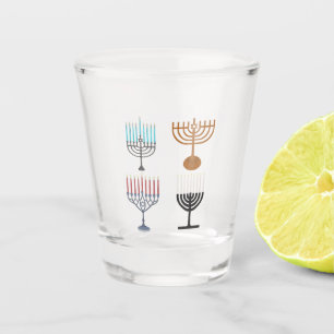 Hanukkah Judaism Jew Religion Shot Glass