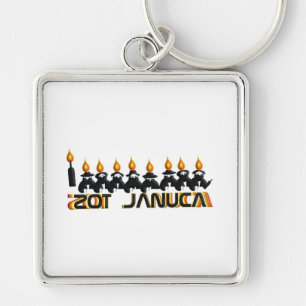 Hanukkah Key Ring