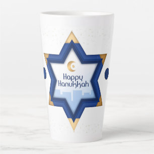 Hanukkah Latte Mug