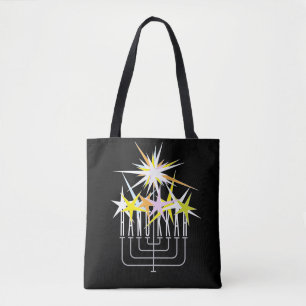 Hanukkah Lights Tote Bag
