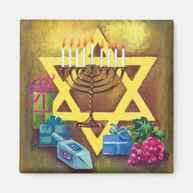 Hanukkah Magnet (Front)