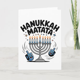 Hanukkah Matata Funny Jewish Hanukkah Card