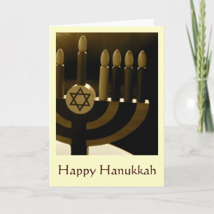 Hanukkah Menorah Card