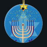 hanukkah menorah ceramic tree decoration<br><div class="desc">"hanukkah menorah ", "happy hanukkah", menorah, "star of david" , "chanukah jewish", Hanukkah, "jewish holidays"chanukah,  hannukah, chanukkah




channuka, channukah,  chanukkah, hannuka, hebrew, jew, ,  , judaism, menora, judaica, </div>