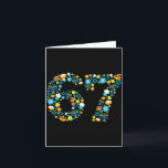 Hanukkah Menorah Dreidel 67 Festive Chanukah Six S Card<br><div class="desc">Hanukkah Menorah Dreidel 67 Festive Chanukah Six Seven Meme</div>