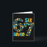 Hanukkah Menorah Dreidel 67 Festive Chanukah Six S Card<br><div class="desc">Hanukkah Menorah Dreidel 67 Festive Chanukah Six Seven Meme</div>