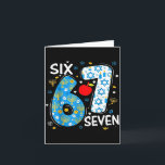 Hanukkah Menorah Dreidel 67 Festive Chanukah Six S Card<br><div class="desc">Hanukkah Menorah Dreidel 67 Festive Chanukah Six Seven Meme</div>